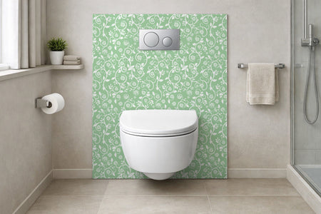 Toilettenrückwand Musteroptik
