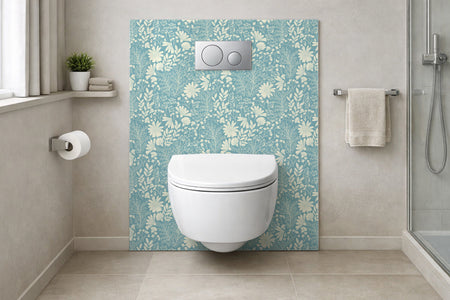 Toilettenrückwand Musteroptik