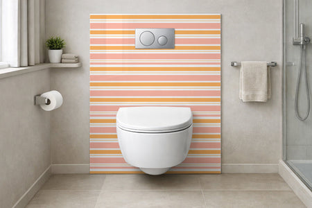 Toilettenrückwand Musteroptik