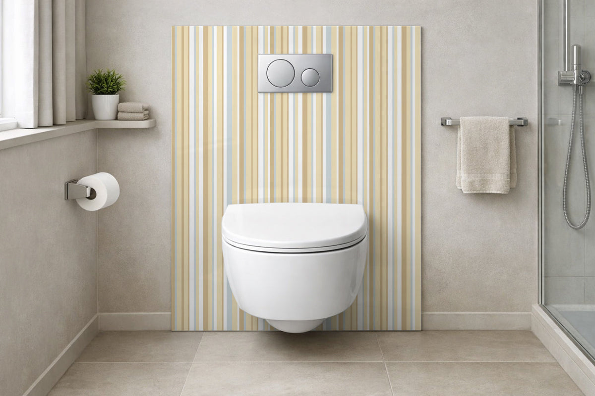 Toilettenrückwand Musteroptik