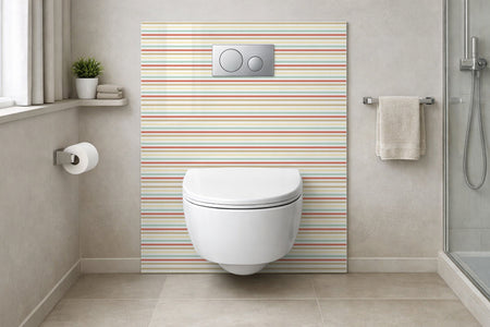 Toilettenrückwand Musteroptik