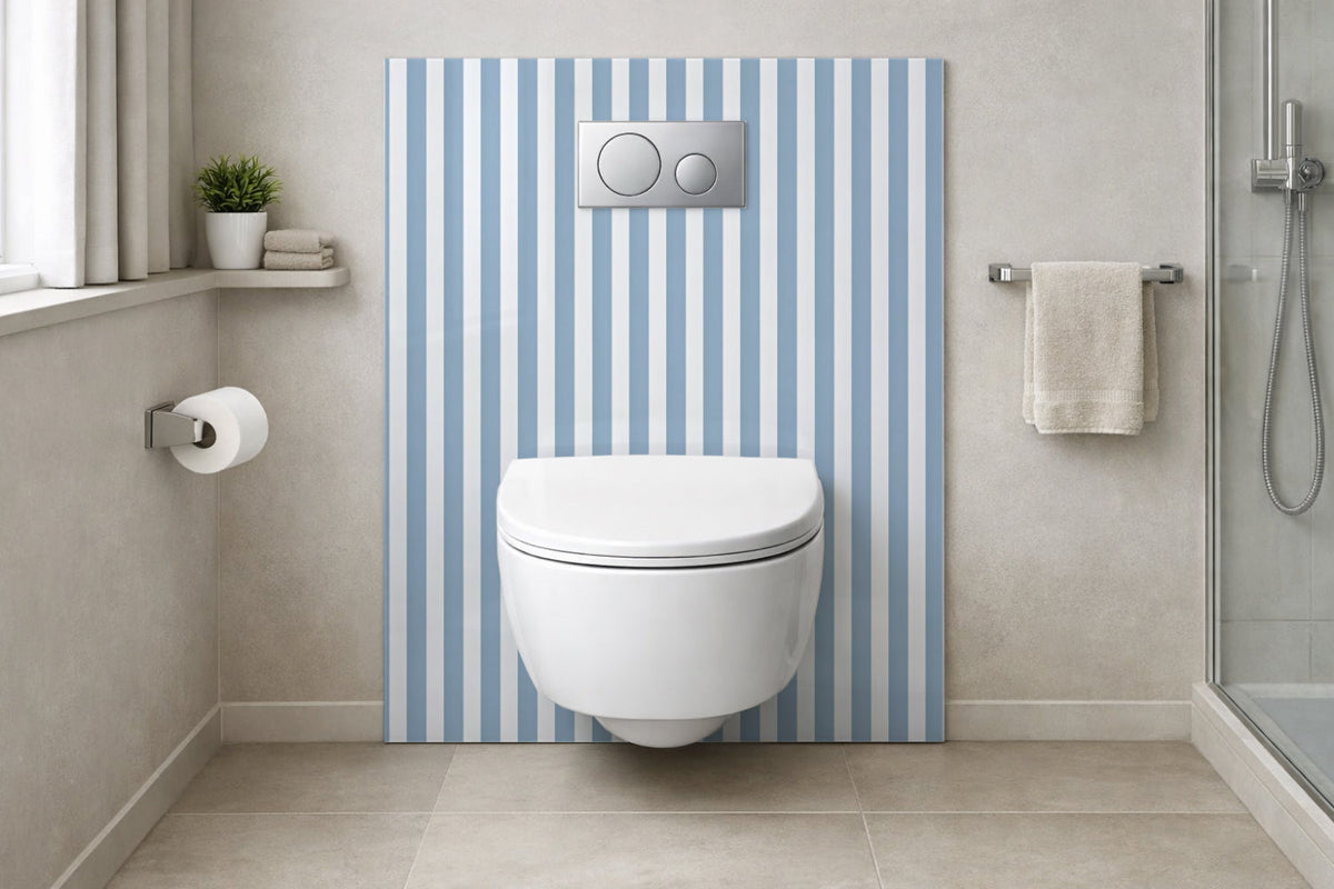 Toilettenrückwand Musteroptik
