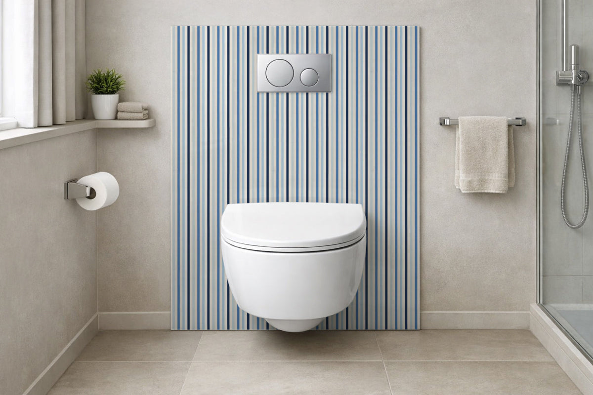 Toilettenrückwand Musteroptik