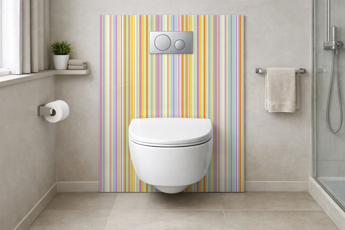 Toilettenrückwand Musteroptik