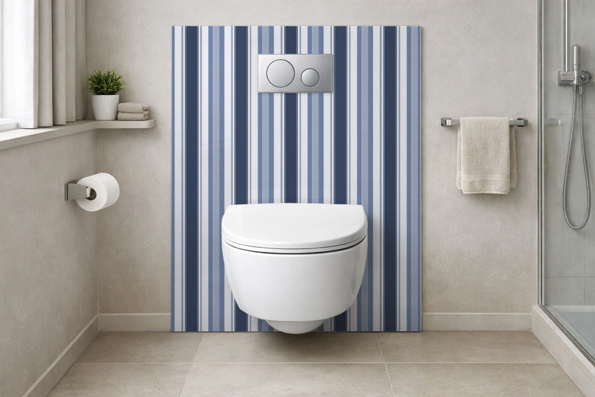 Toilettenrückwand Musteroptik