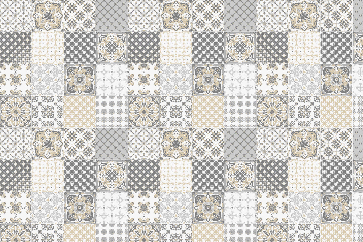 Toilettenrückwand Patchwork
