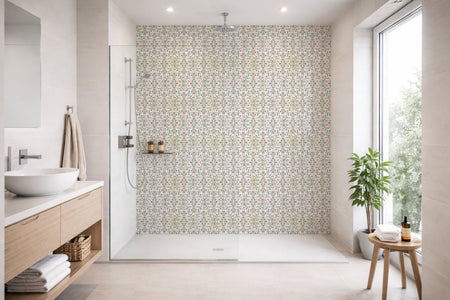 Toilettenrückwand Patchwork