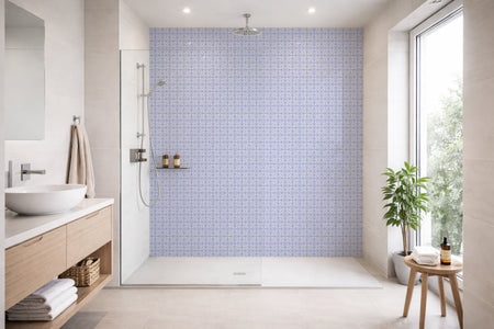 Toilettenrückwand Patchwork