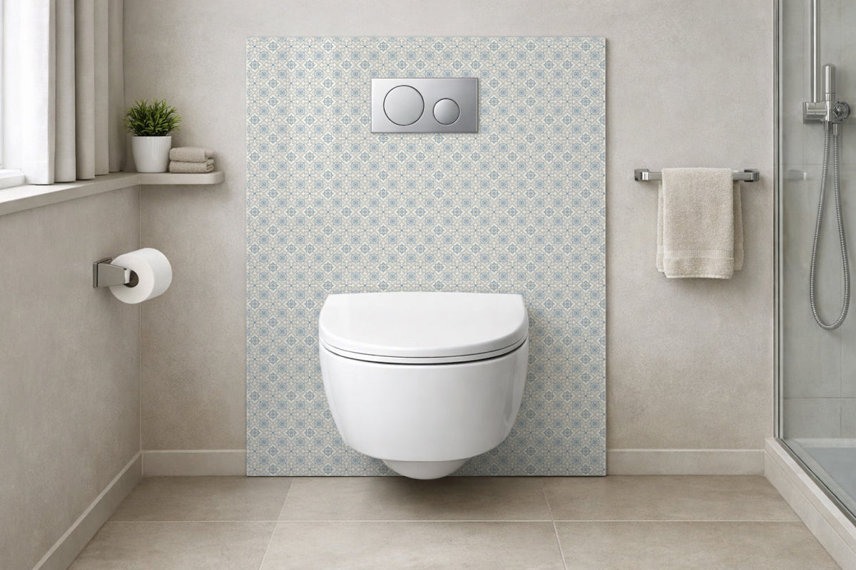 Toilettenrückwand Patchwork