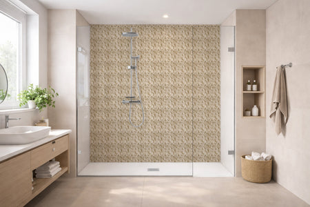 Toilettenrückwand Steinoptik