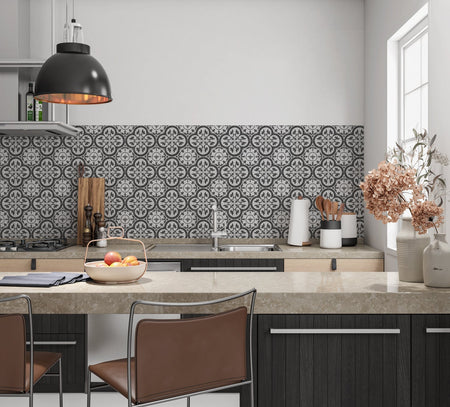 Spritzschutz Küche Fliesenoptik