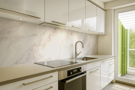 Spritzschutz Küche Marmoroptik