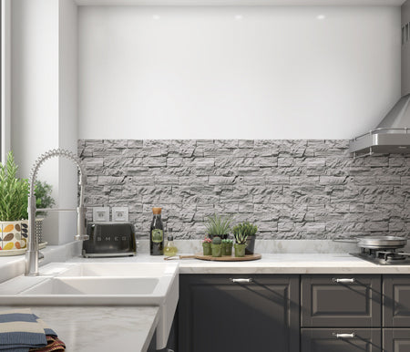 Spritzschutz Küche Steinoptik