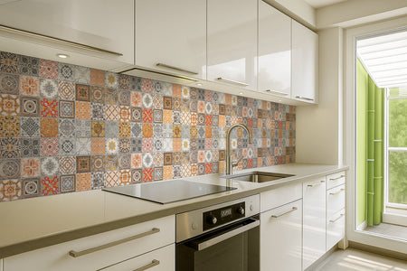 Küchenrückwand Patchwork