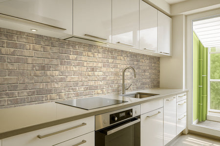 Spritzschutz Küche Steinoptik