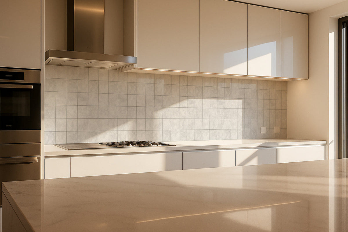 Spritzschutz Küche Fliesenoptik