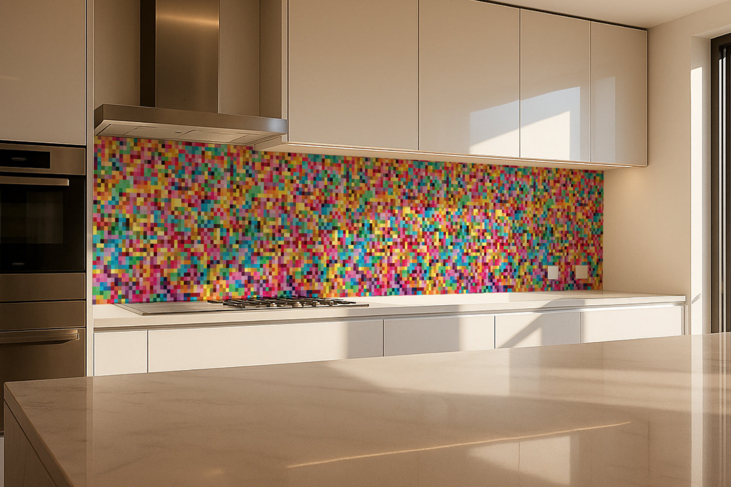 Küchenrückwand Fliesenoptik