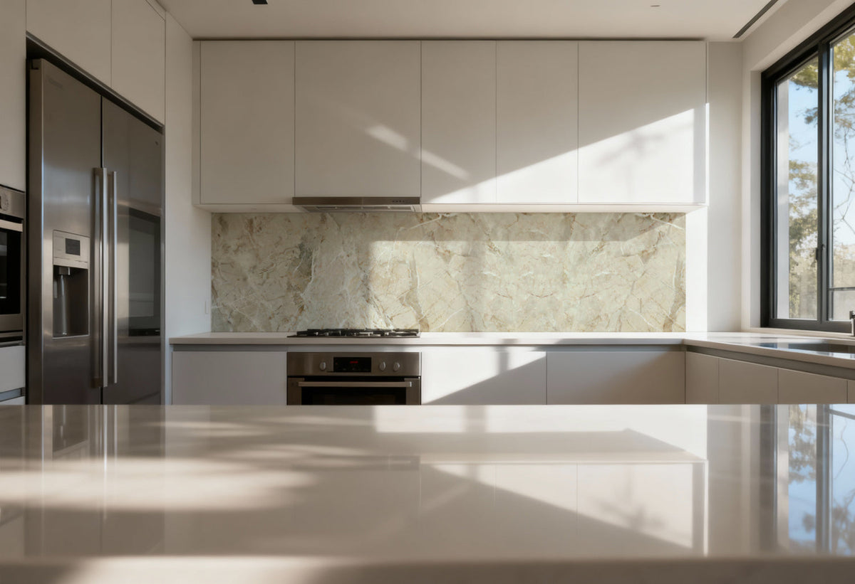 Spritzschutz Küche Marmoroptik
