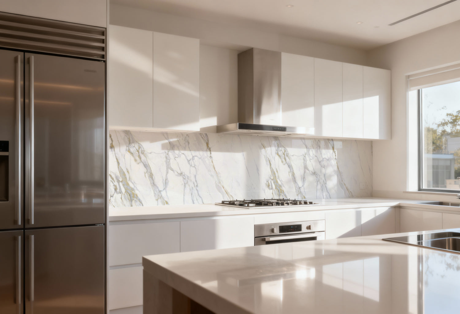 Küchenrückwand Marmoroptik