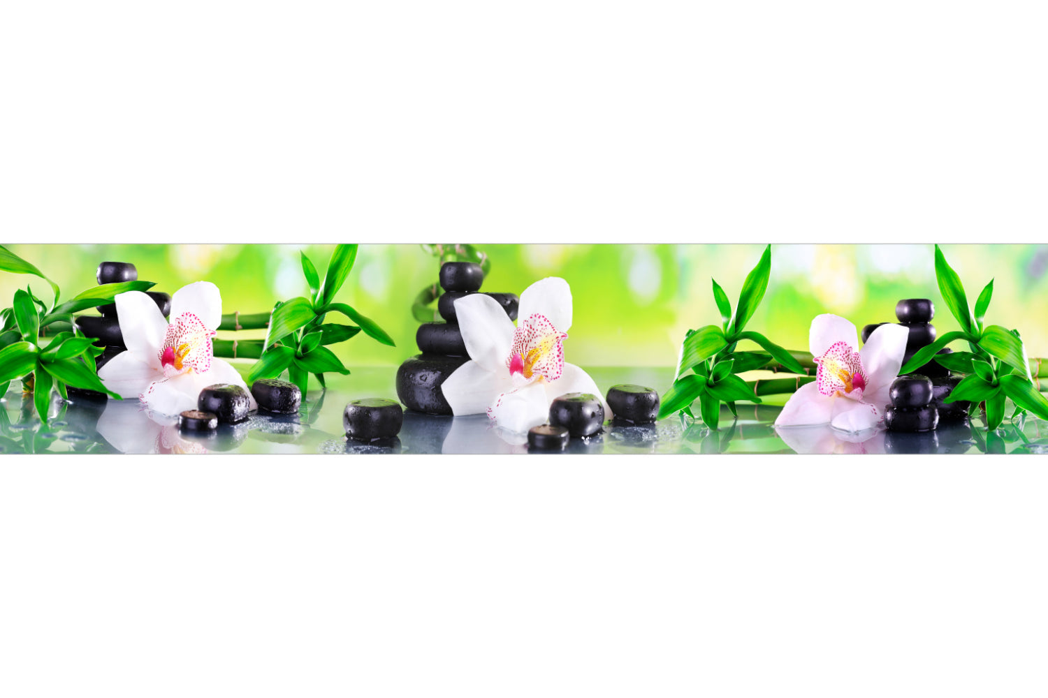 Küchenrückwand Spa Orchideen