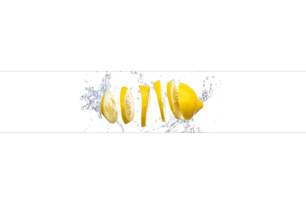 Küchenrückwand Zitrone Splash