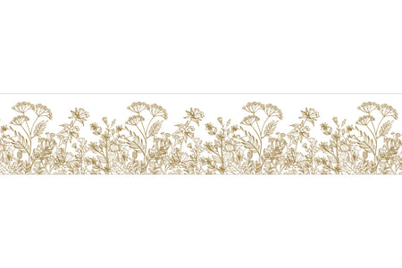 Küchenrückwand Florales Linienmuster