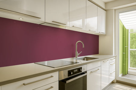 Küchenrückwand Einfarbig RAL 4004 Bordeauxviolett