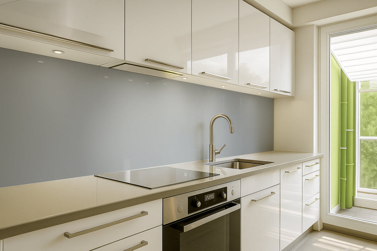 Spritzschutz Küche Einfarbig RAL 7045 Telegrau