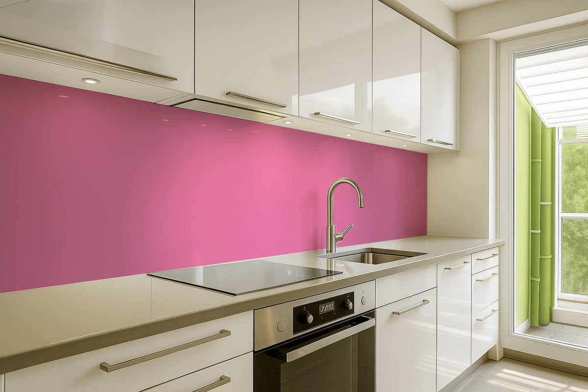 Küchenrückwand Einfarbig RAL 4010 Telemagenta