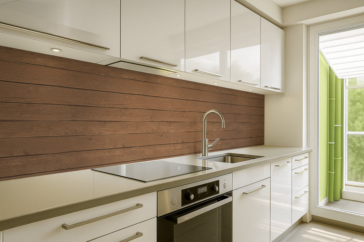 Spritzschutz Küche Holzoptik