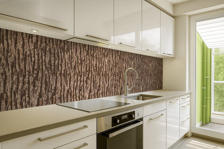 Spritzschutz Küche Holzoptik