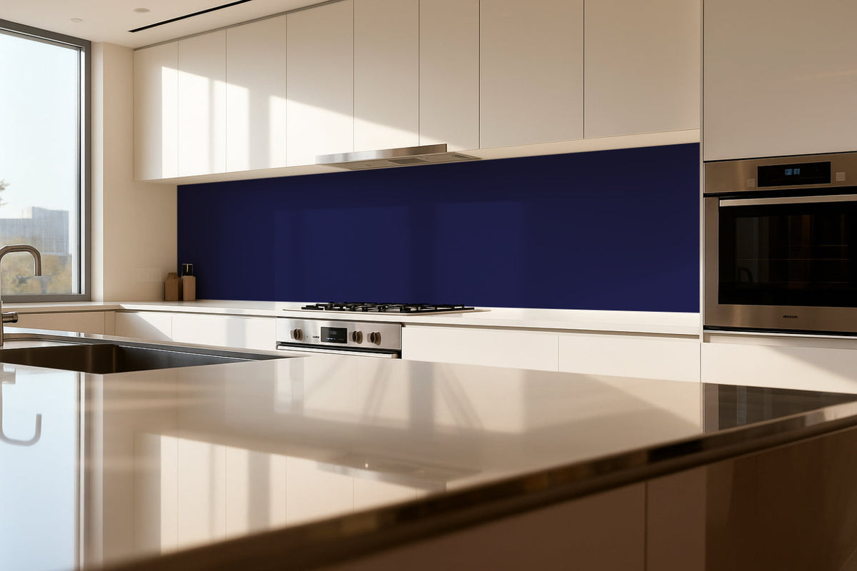 Küchenrückwand Einfarbig RAL 5002 Ultramarinblau