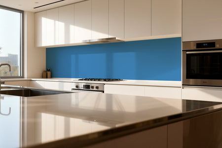 Küchenrückwand Einfarbig RAL 5015 Himmelblau