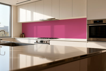 Küchenrückwand Einfarbig RAL 4010 Telemagenta
