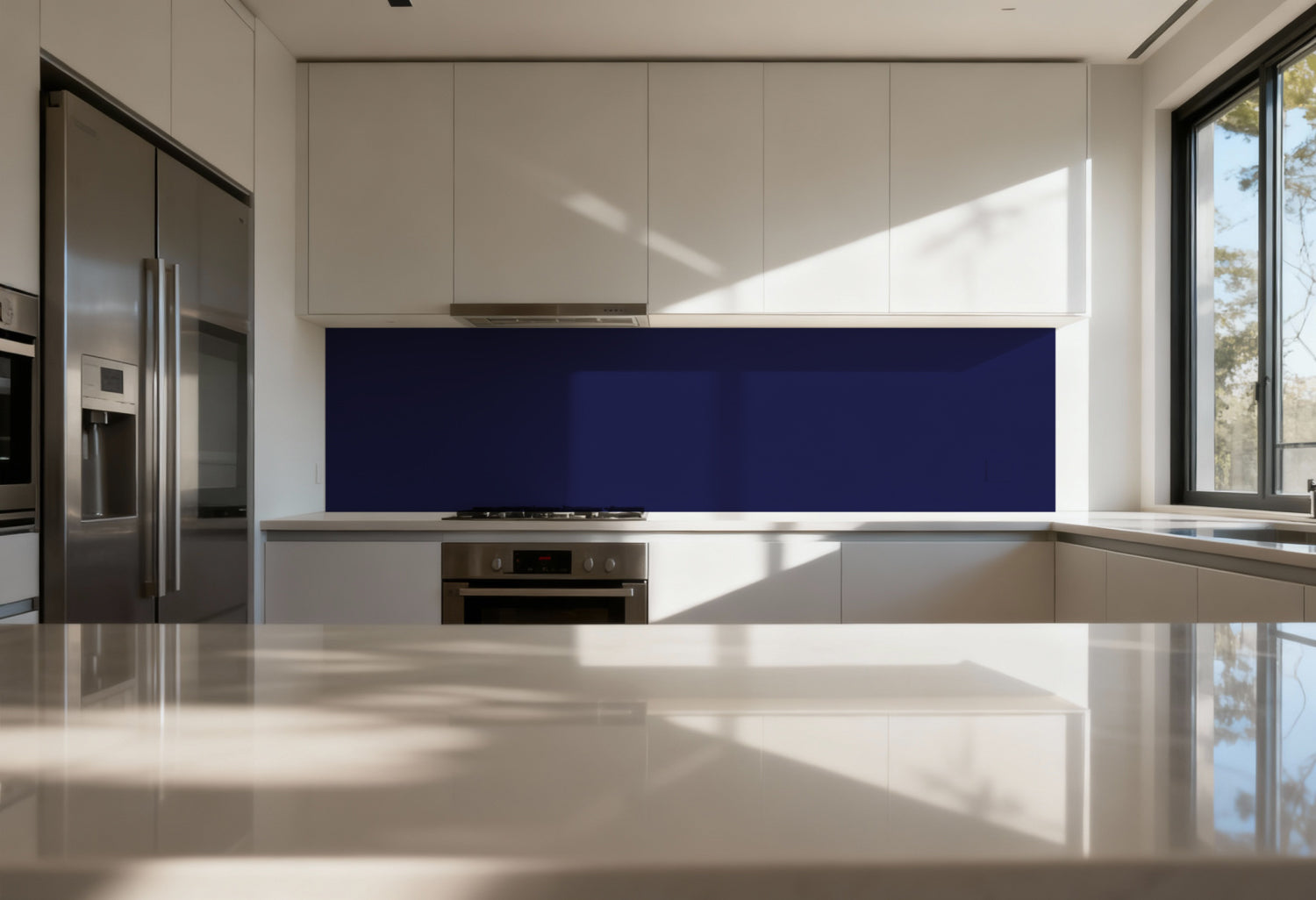 Küchenrückwand Einfarbig RAL 5002 Ultramarinblau