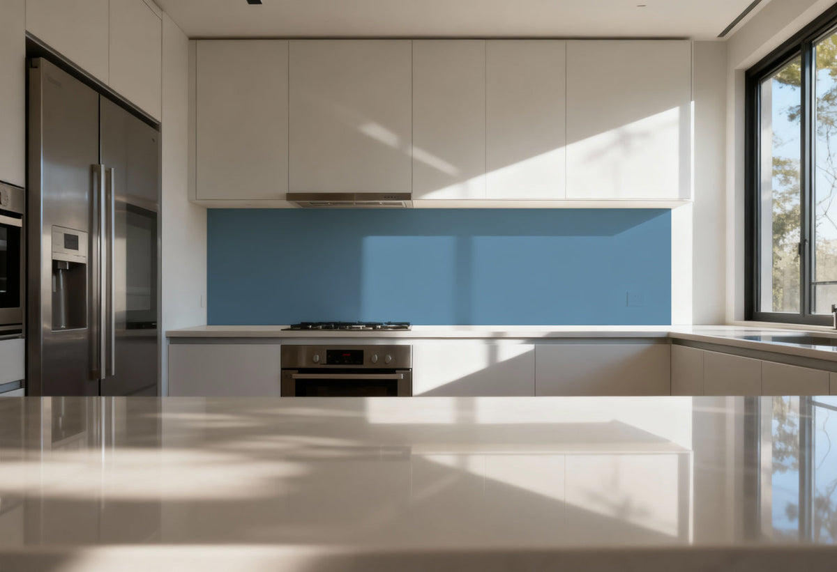 Küchenrückwand Einfarbig RAL 5024 Pastellblau