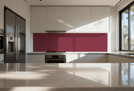 Küchenrückwand Einfarbig RAL 4002 Rotviolett