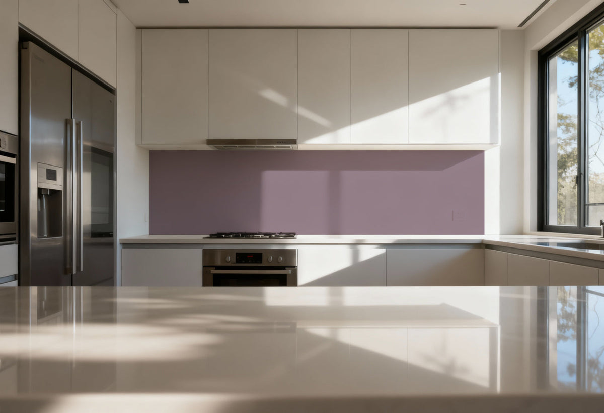 Küchenrückwand Einfarbig RAL 4009 Pastellviolett