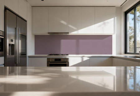 Küchenrückwand Einfarbig RAL 4009 Pastellviolett