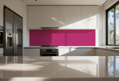 Küchenrückwand Einfarbig RAL 4003 Erikaviolett