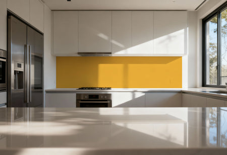 Küchenrückwand Einfarbig RAL 1021 Rapsgelb
