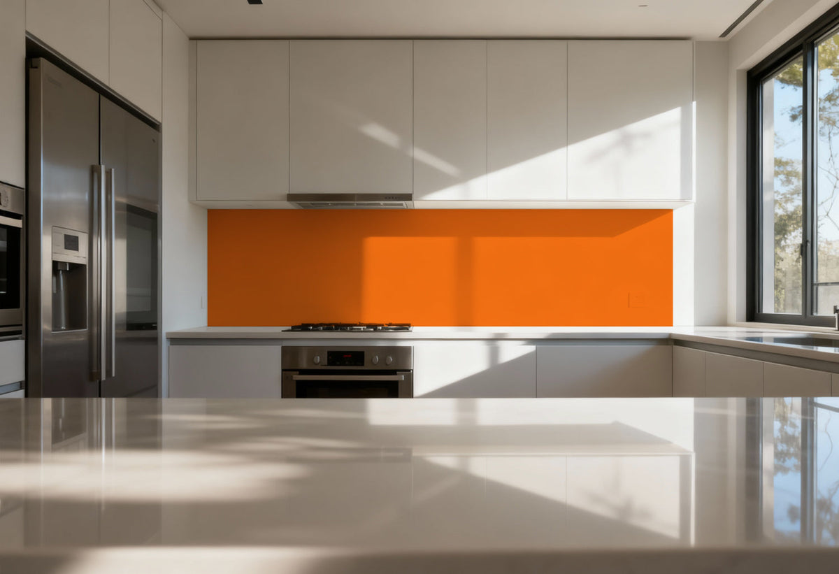 Küchenrückwand Einfarbig RAL 2003 Pastellorange