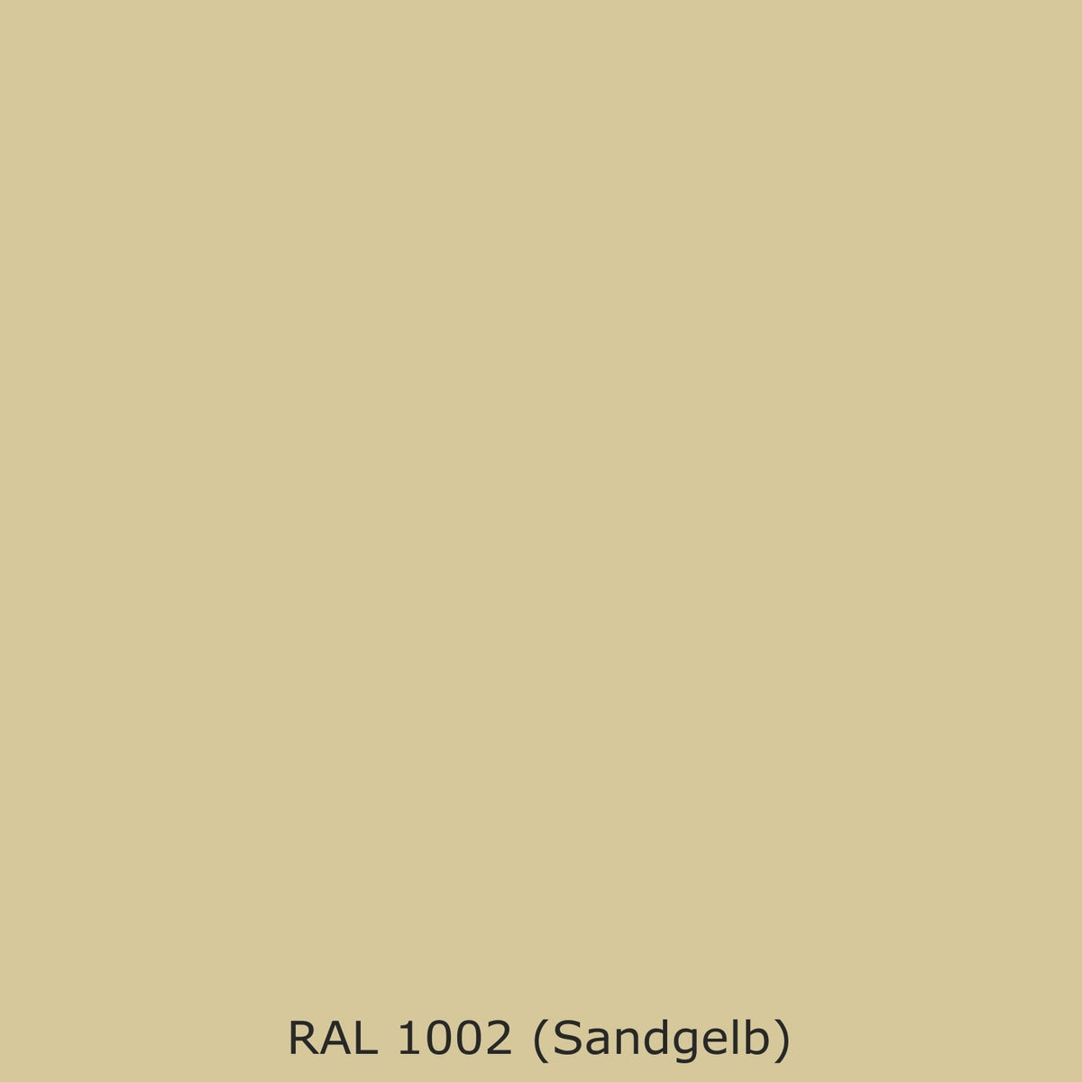 Küchenrückwand Einfarbig #D6C89A RAL 1002 (Sandgelb)