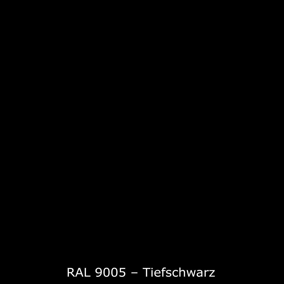 Küchenrückwand Einfarbig #000000 RAL 9005 – Tiefschwarz