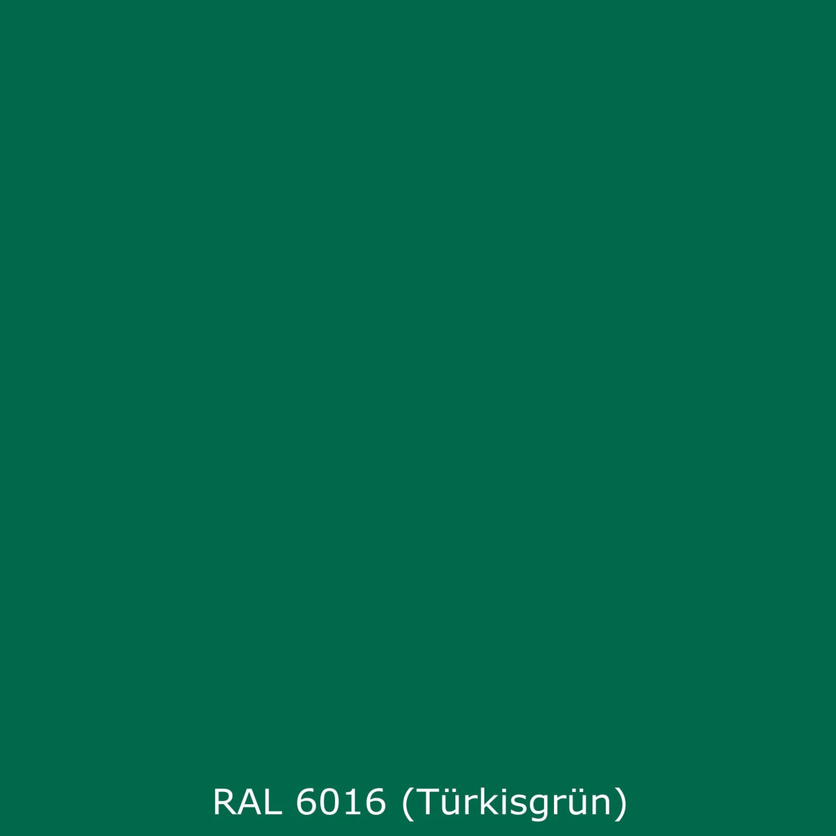 Küchenrückwand Einfarbig RAL 6016 (Türkisgrün)