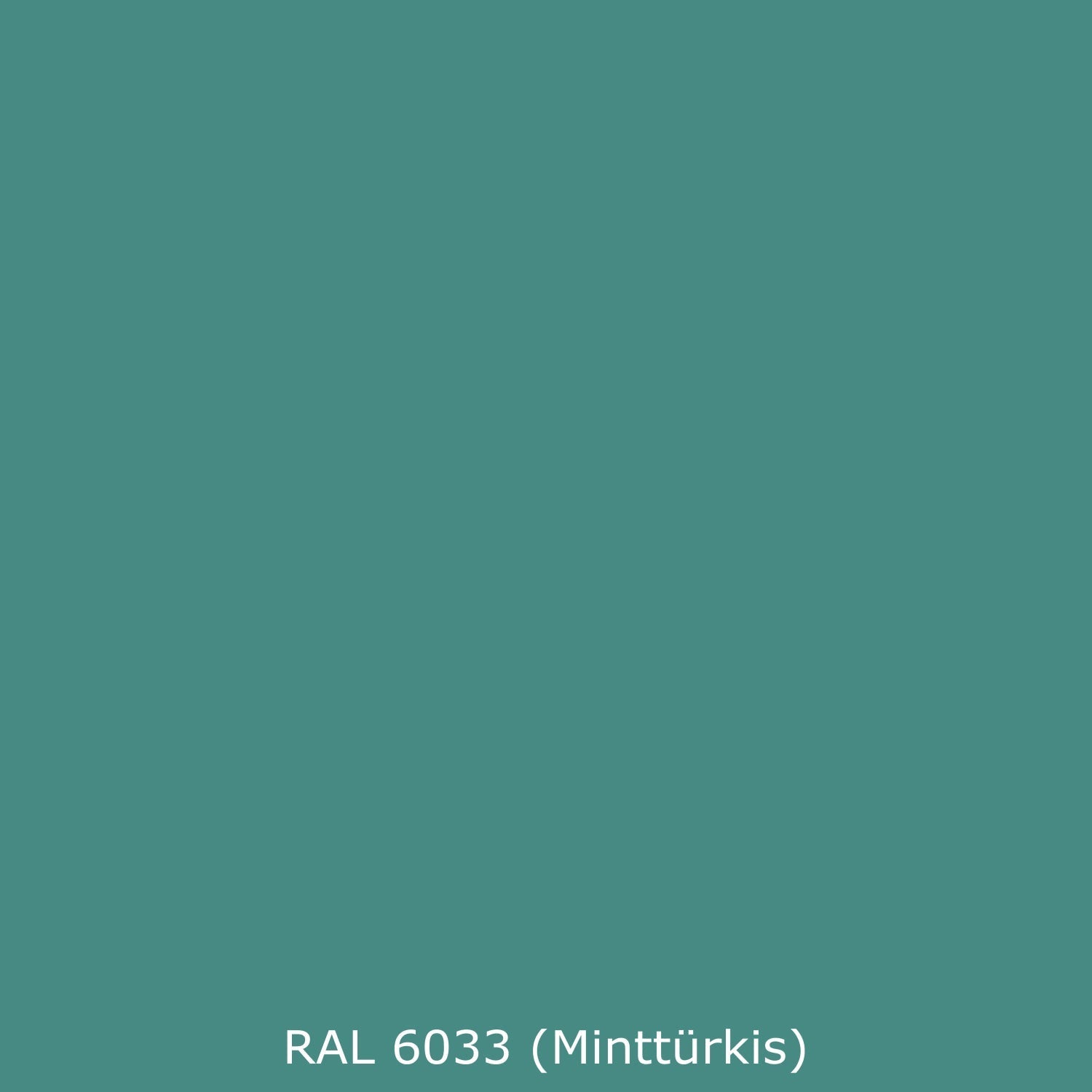 Küchenrückwand Einfarbig RAL 6033 Minttürkis