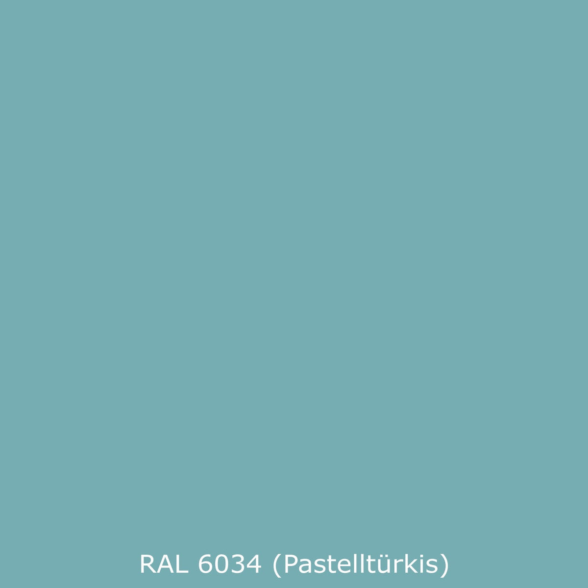 Küchenrückwand Einfarbig RAL 6034 Pastelltürkis