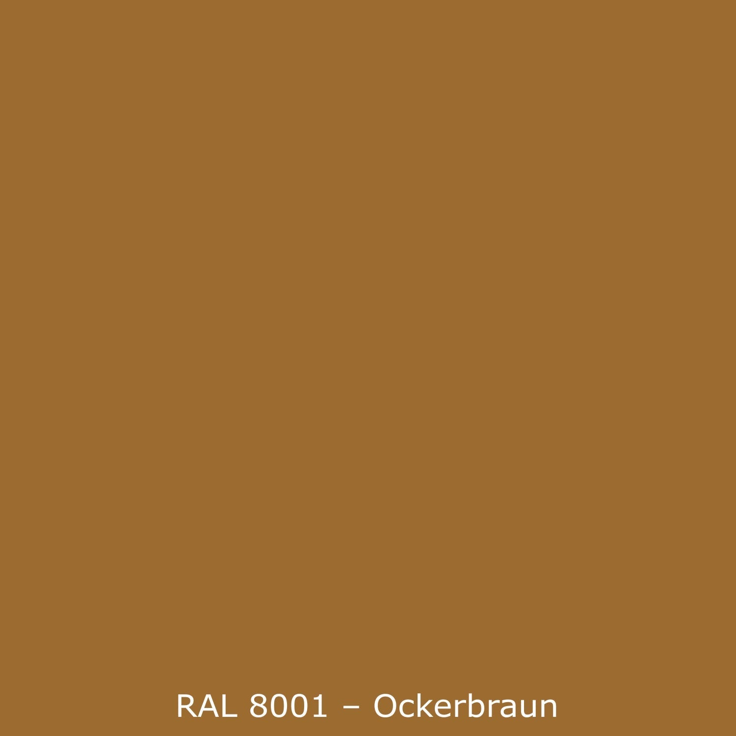 Küchenrückwand Einfarbig RAL 8001 Ockerbraun