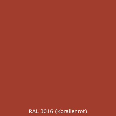 Spritzschutz Küche Einfarbig RAL 3016 Korallenrot
