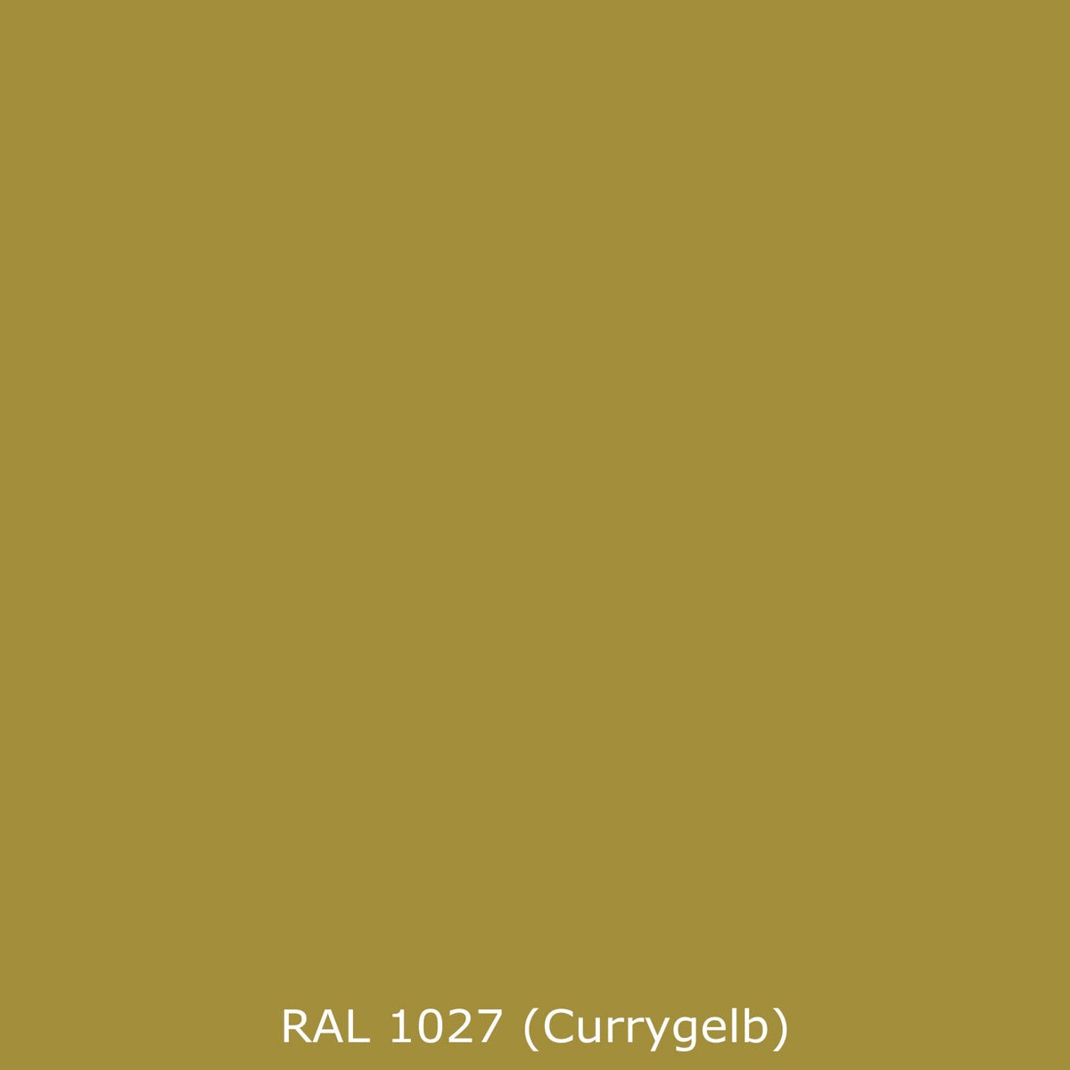 Küchenrückwand Einfarbig RAL 1027 Currygelb